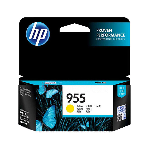 HP/惠普 955墨盒 L0S57AA 黄色 适用hp 8210/8710/8720/7720/7730/7740打印机 1只
