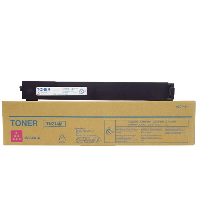 BEFON/得印 低容粉盒 TN-214M 红色 适用BIZHUB C200 C210 1支 1盒