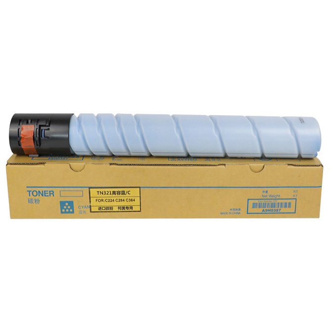 BEFON/得印 粉盒 TN-321C 蓝色 适用Bizhub C224 C284 C364 7822 7828 1支 1盒