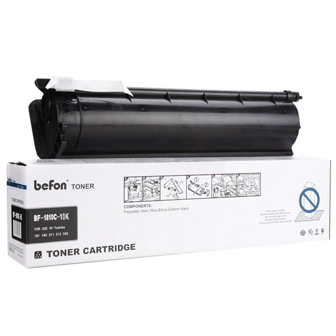 BEFON/得印 粉盒 T-1810C-10K 黑色 适用E-181 182 212 242 211 1支 1盒