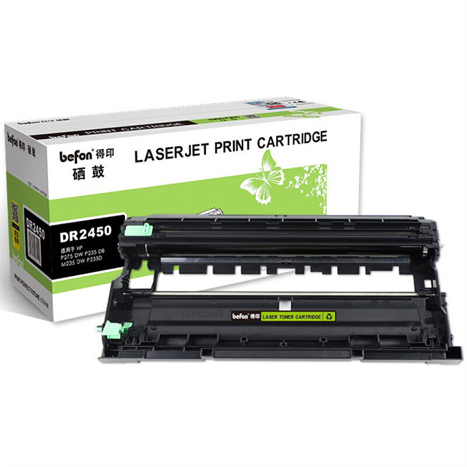 BEFON/得印 硒鼓 DR2450 黑色 适用MFC7895DW DCP7195DW HL2595DW 2250DW 2535DW TN2412 1支 1盒