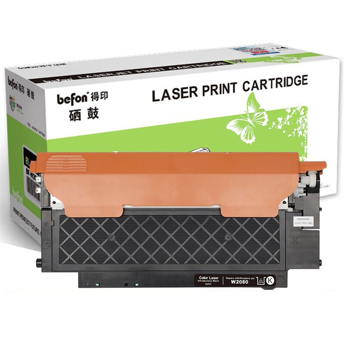 BEFON/得印 不带芯片易加粉粉盒 W2080A 黑色 适用150a 150nw MFP178nw 179fnw 1支 1盒