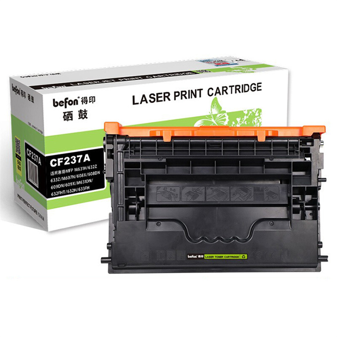 BEFON/得印 粉盒 CF237A 黑色 适用M607dn 607n 608n 608x 608dn 609dn 609x 1支 1盒