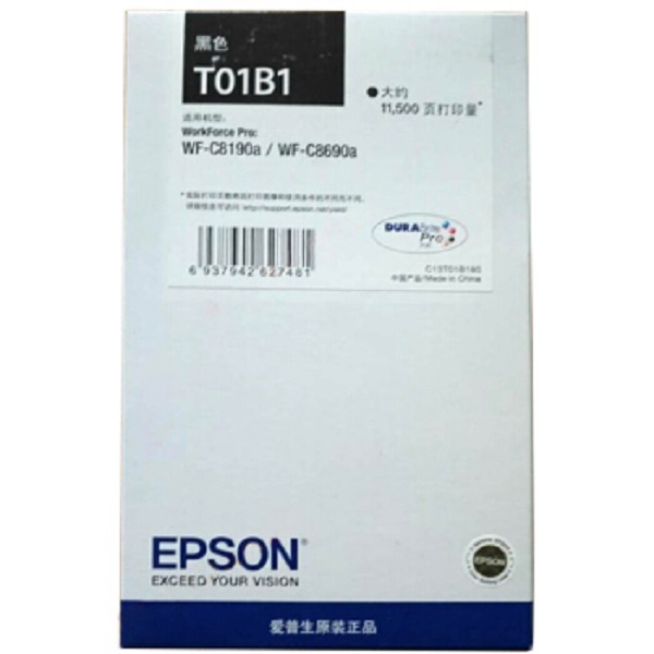 EPSON/爱普生 原装墨盒 T01B1 黑色 适用WF-C8690a/WF-C8190a 1个