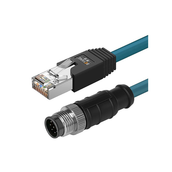 BOYANG/ 博扬 8针A型M12转RJ45高柔相机工业网线 BY-TL-A10m 10m 1条