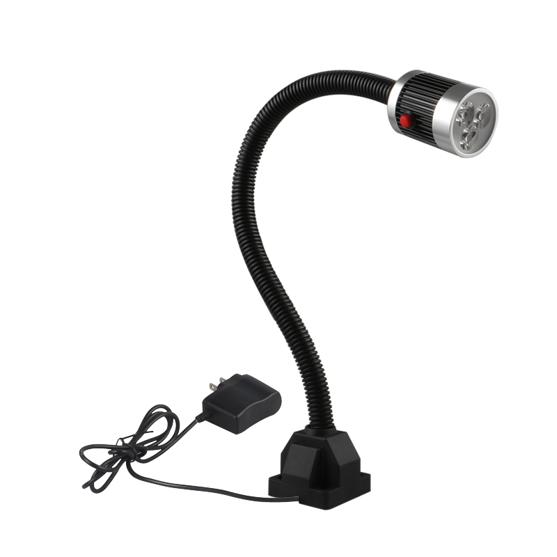 JIUJIA/九家 Y1机床工作灯 3W104-22W2-7-3B1 管长500mm 3W 220V 塑料底座 1个