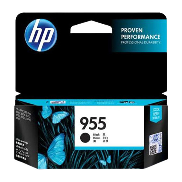 HP/惠普 955墨盒 L0S60AA 黑色 适用hp 8210/8710/8720/7720/7730/7740打印机 1盒