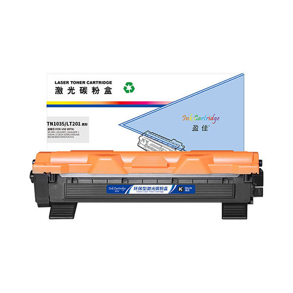 INK CARTRIDGE/盈佳 粉盒 TN1035/LT201 黑色 适用兄弟 HL-1118/1208/1218W/1518 联想 M1840/M1851 1支