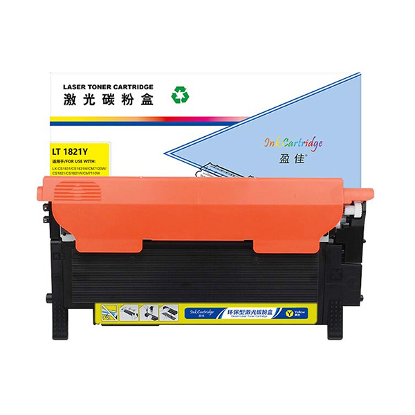 INK CARTRIDGE/盈佳 粉盒 LT1821Y 黄色 适用联想 cm7120W/CS1821/CS1821W/ CS1831/CS1831W 1支