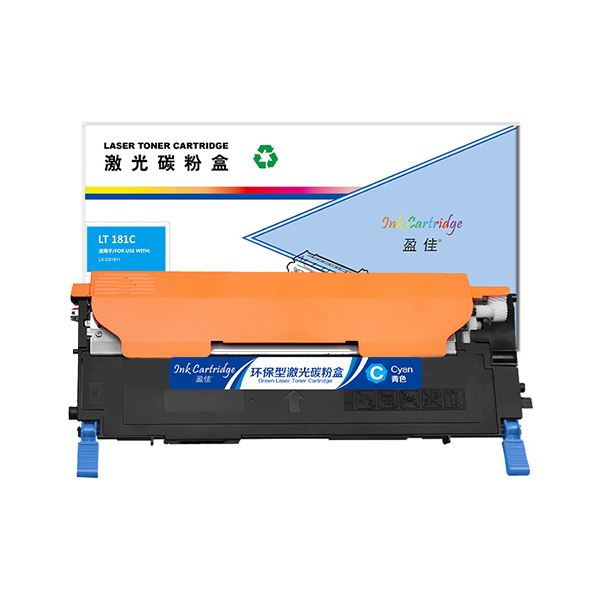 INK CARTRIDGE/盈佳 粉盒 LT181C 兰色 适用联想Lenovo CS1811 1支