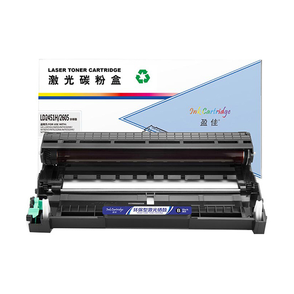 INK CARTRIDGE/盈佳 硒鼓 LD2451H/2605分体鼓 黑色 适用联想 2451 2605D 2655DN 7605D 7615DNA 7455DNF 1支
