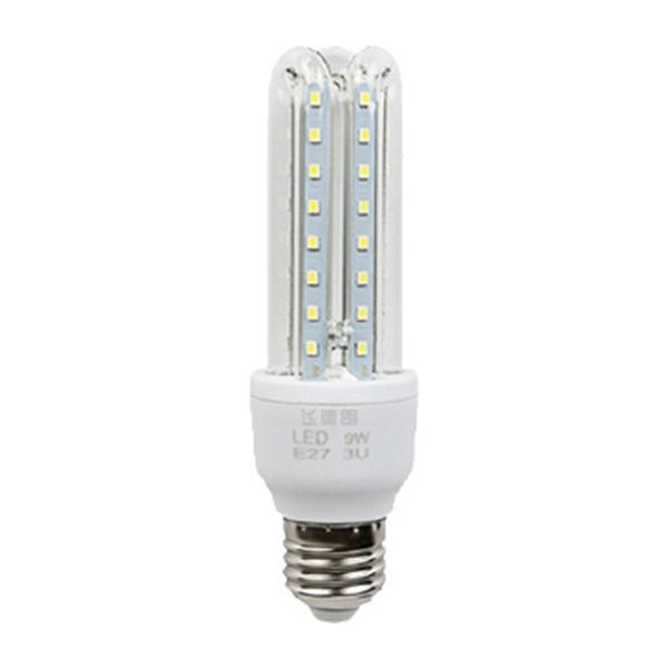 FEIDELANG/飞德朗 LED玉米U型节能灯 FDL-U9W 6000K 1支
