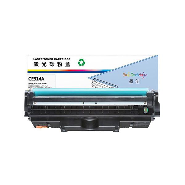 INK CARTRIDGE/盈佳 硒鼓 CE314A 黑色 适用惠普HP M175a/M175nw/M176n/M177fw/M275nw/CP1025 1支