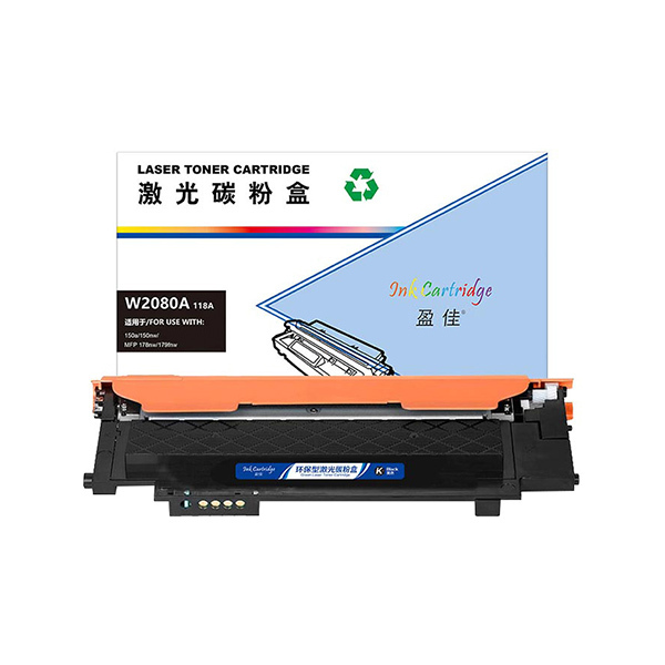 INK CARTRIDGE/盈佳 硒鼓 W2080A 118A 黑色 适用惠普 HP Color Laser 178nw/179fnw/150a/nw/179fnw 1支