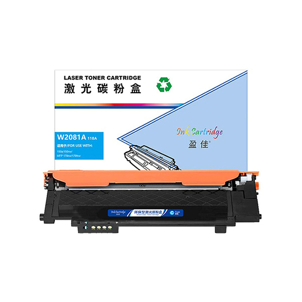 INK CARTRIDGE/盈佳 硒鼓 W2081A 118A 兰色 适用惠普 HP Color Laser 178nw/179fnw/150a/nw/179fnw 1支