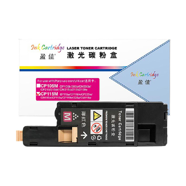 INK CARTRIDGE/盈佳 粉盒 CP115M 红色 适用富士施乐Fuji Xerox DocuPrint cm118 w/CP119 w 1支