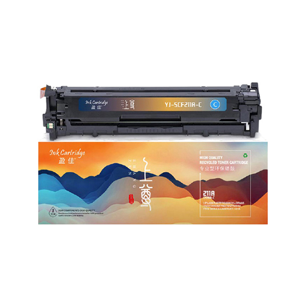 INK CARTRIDGE/盈佳 上尊系列硒鼓 CF211A-C 兰色 适用惠普HP Laserjet Pro 200 color M251n 251nw MFP 1支
