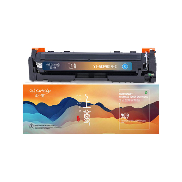INK CARTRIDGE/盈佳 上尊系列硒鼓 CF401A-C 兰色 适用惠普HP M252N CF400A M277DW M252DW 1支