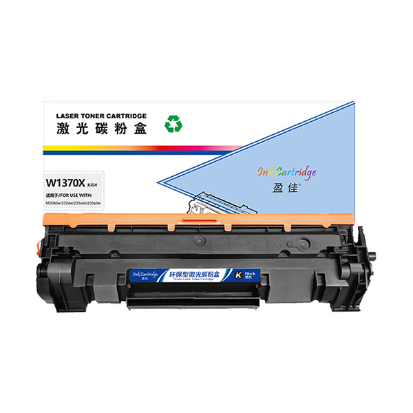 INK CARTRIDGE/盈佳 硒鼓 YJ-W1370X 黑色 无芯片 适用惠普HP LaserJet M208dw 1支