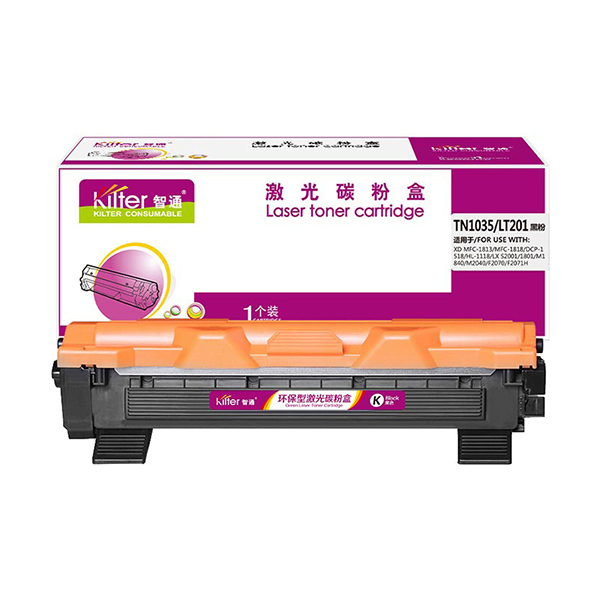KILTER/智通 粉盒 TN1035/LT201 黑色 适用兄弟 HL-1118/1208/1218W/1518/联想 M1840/M1851/M2040 1支