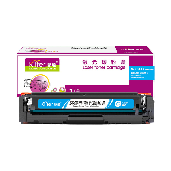 KILTER/智通 硒鼓 W2041A 416A 青色 无芯片 适用惠普 HP Color LaserJet Pro M454nw/dn/dw/M479dw 1支