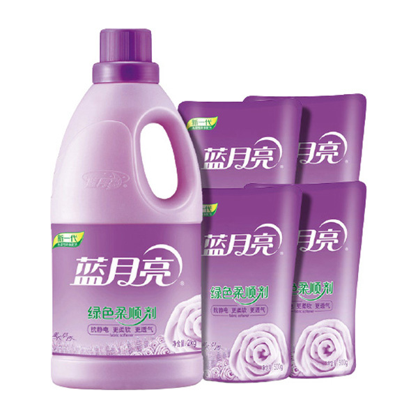 LYL/蓝月亮 薰衣草香衣物柔顺套装 一件代发 2kg+500g×4 1套