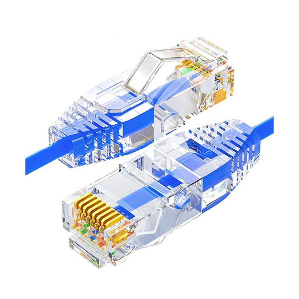 BOYANG/ 博扬 六类网络跳线 BY-LSZH-S615B 15m CAT6 UTP低烟无卤千兆成品网线 超细28AWG无氧铜双绞线 蓝色 1条