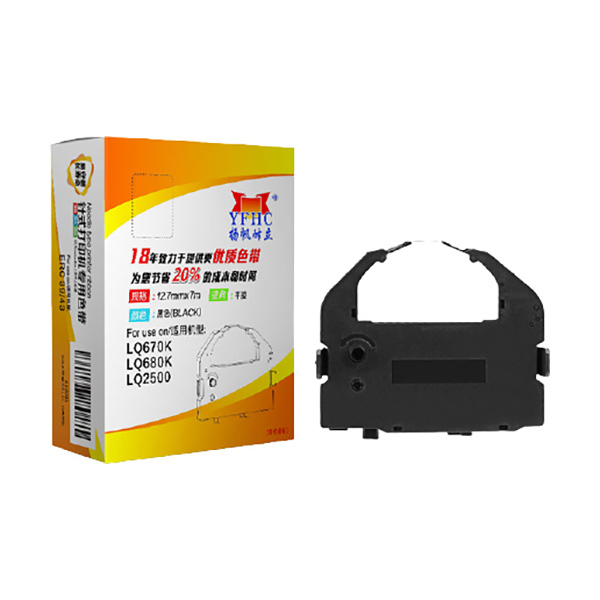 YFHC/扬帆耐立 色带架 LQ670K LQ680K LQ2500 黑色 适用爱普生EPSON LQ2500 2550 670K GEAR BK LQ2500 2550齿轮型 1支