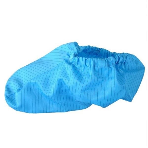 CAMCLEAN/康惠.洁 防静电布鞋套 XL 蓝条纹 1双