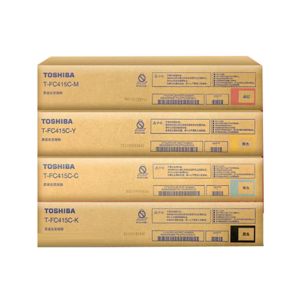TOSHIBA/东芝 墨粉 FC415C 四色 适用东芝E-STUDIO 2010AC 2110AC 2510AC 2515AC 2610AC 2615AC 3015AC 3115AC 3515AC 3615AC 4515AC 4615AC 5015AC 5115AC 1套