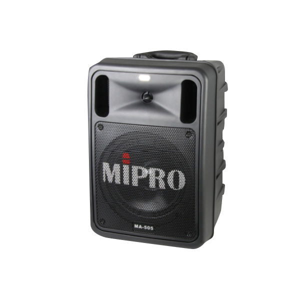 MIPRO/咪宝 无线户外移动手提便携蓝牙无线音响 MA-505 黑色 含双手持收纳包 1套