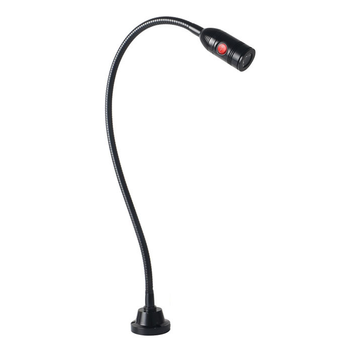 JIUJIA/九家 Y3LED机床灯 1W105-22W1-2-3B1 1W 220V 500mm 2号底座 黑色 1个