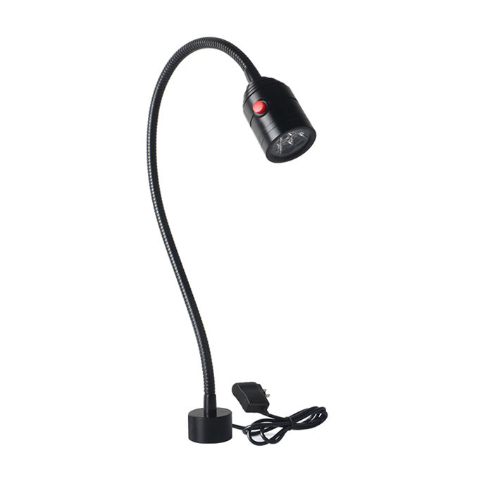 JIUJIA/九家 Y3LED机床灯 5W105-22N1-A-3B1 5W 220V 暖白 强磁底座 黑色 1个