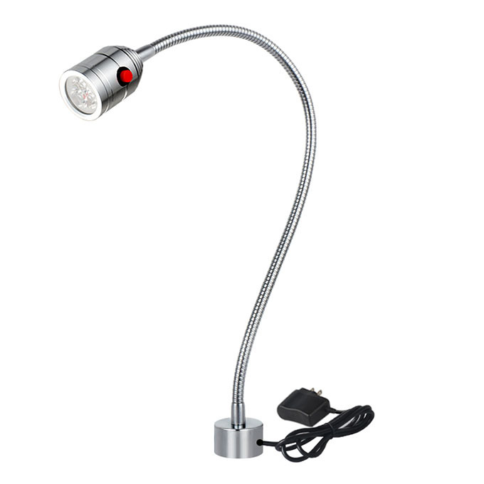 JIUJIA/九家 Y3LED机床设备灯 5W105-02W13-A-1S1 5W 24V 200mm 强磁底座 1个