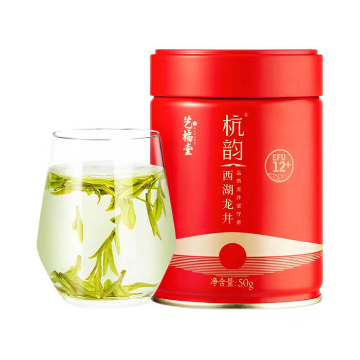 EFUTON/艺福堂 杭韵西湖龙井EFU12+ 绿茶 50g 1罐