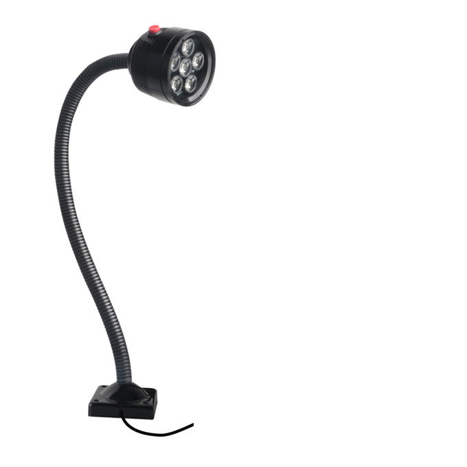 JIUJIA/九家 M2LED防水机床灯 6W102-02W3-8-1B1 6W 24V 铁底座 黑色 1个