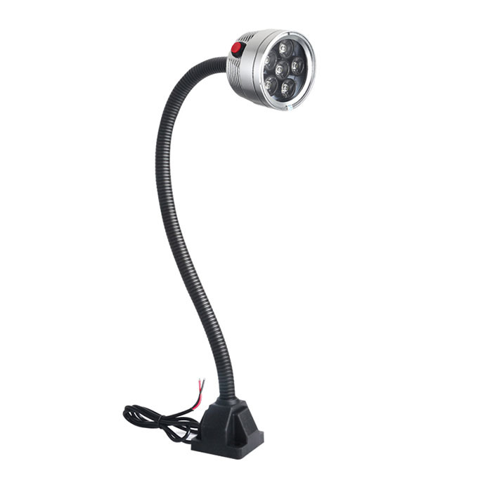 JIUJIA/九家 M2LED防水机床灯 6W102-02W3-7-1S1 6W 24V 塑料底座 银色 1个