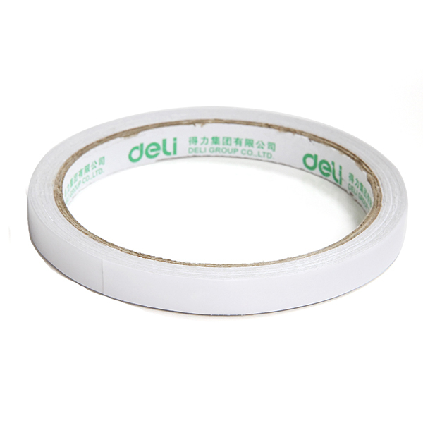 DELI/得力 双面胶带 30400 9mm×10yd 白色 32卷 1袋