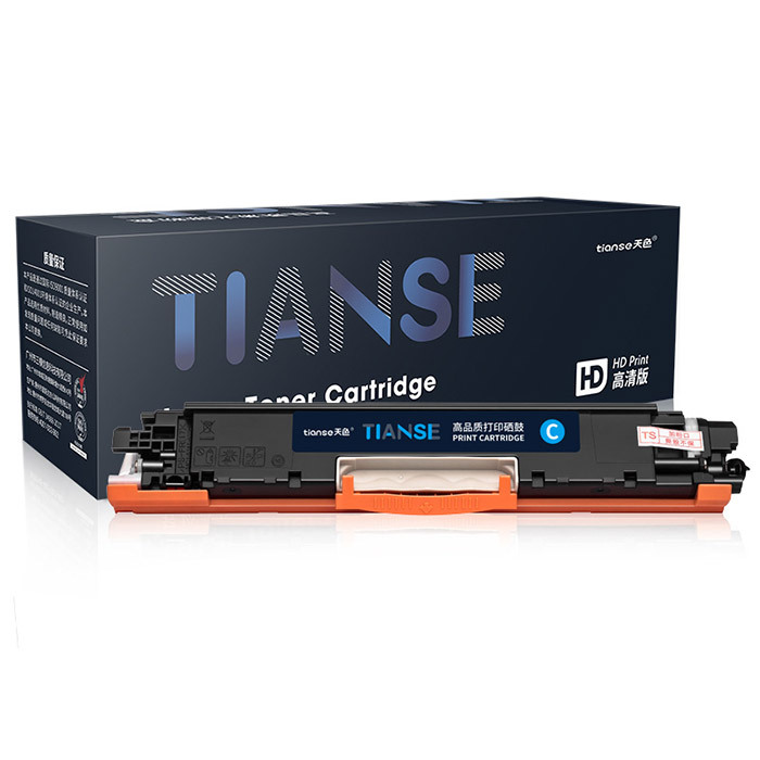 TIANSE/天色 粉盒 CF350 蓝色 适用惠普HP CP1020 CP1025/nw FP M175a/b/c/e/nw/p/q/r 标准容量 易加粉 1个