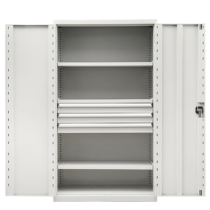 KERUINI/科瑞尼 储物柜 F33000-7035 尺寸 1023×500×1800mm 层板承重150kg RAL7035灰白色 1台
