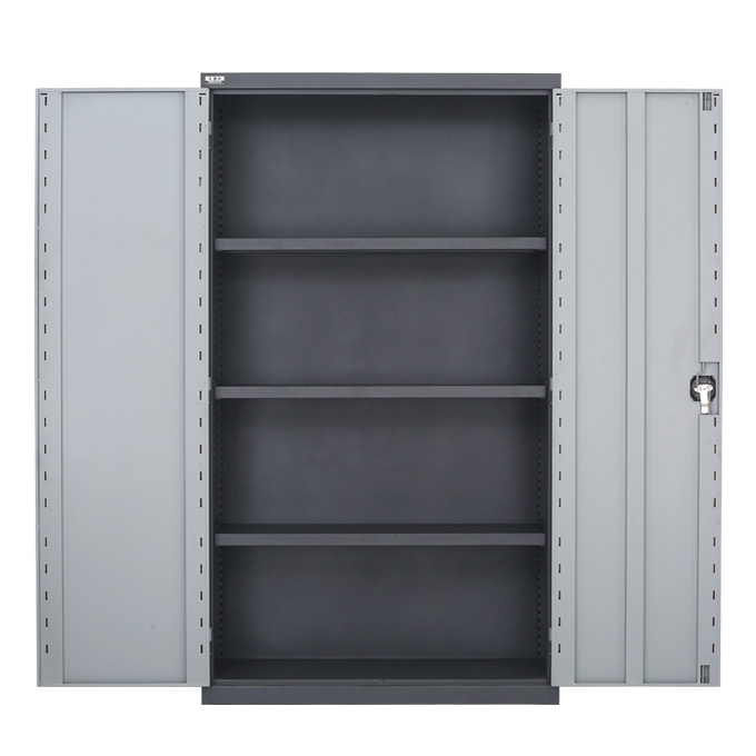 KERUINI/科瑞尼 储物柜 F30000-7024 尺寸1023×500×1800mm 层板承重150kg 柜体RAL7024碳灰色门板 层板RAL7042浅灰色 1台