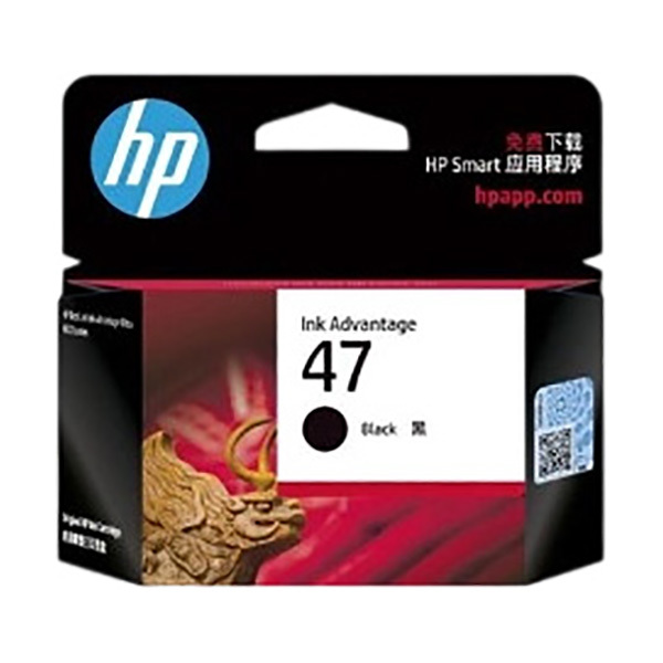 HP/惠普 47墨盒 6ZD21AA 黑色 适用HP 4825 4826 1个 1盒