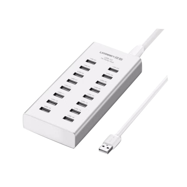 UGREEN/绿联 16口分线器(USB2.0) 20298 输入1×USB2.0 B母输出16×USB2.0 A母支持USB2.0 1个