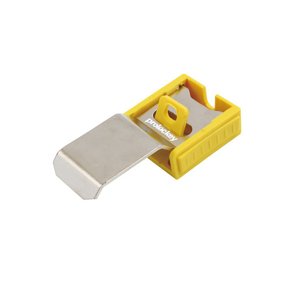 PROLOCKEY/洛科 多用途工业电气锁 ECL02 92.5×45.5×45mm ABS+铁镀铬 适用于按钮开关/配电柜的锁孔等 1个