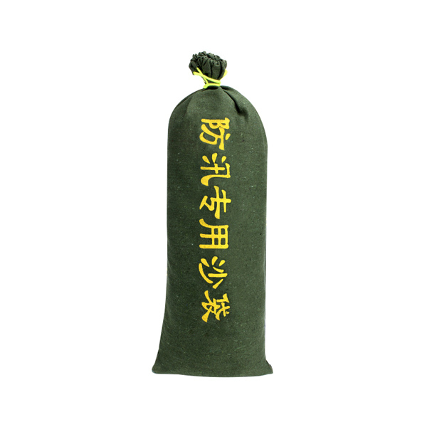 INFELUN/英飞朗 抽绳式加厚帆布防汛沙袋 300×800mm 绿色 不含沙 容沙量23~25kg 1个