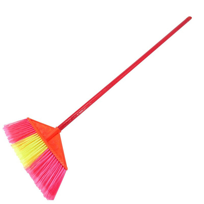 ICEY/冰禹 BYll-32系列硬毛塑料扫把 双龙开丝带木杆 宽34cm 杆长95cm 1把
