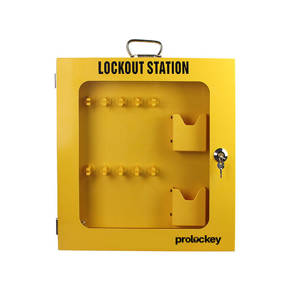 PROLOCKEY/洛科 锁具管理站 LK41-1 黄色 宽480mm 高500mm 厚85mm 可挂20把挂锁和24张挂牌 不含配件 1个