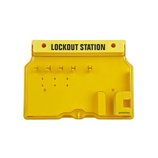 PROLOCKEY/洛科 锁具管理站 LS01 黄色 宽410mm 高315mm 厚65mm 可挂10把挂锁和12张挂牌 不含配件 1个