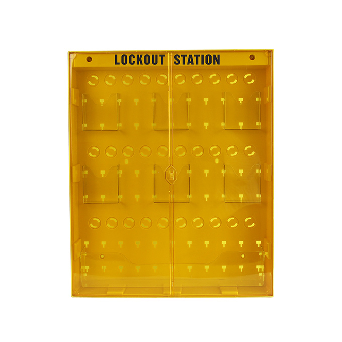 PROLOCKEY/洛科 组合锁具管理站 LS15 黄色 宽520mm 高631mm 厚85mm 可放72张挂牌和其它锁具 不含配件 1个