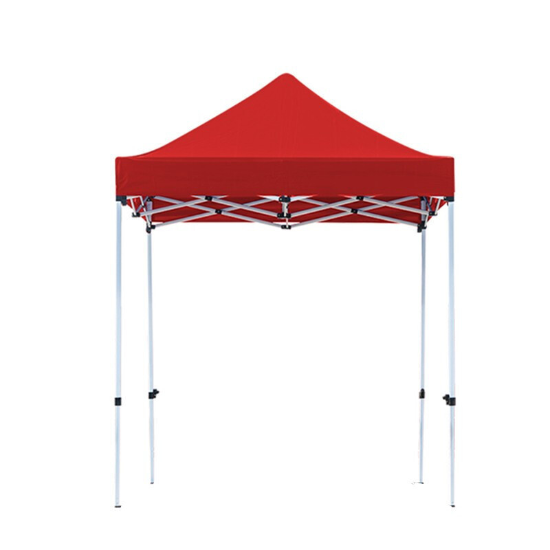 DH/鼎红 遮阳防雨帐篷 含加厚自动架 2×2m 红色 牛津布 1个